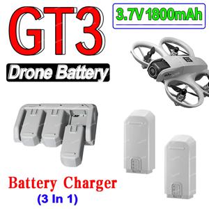 LSRC GT3MAX / GT3 드론용 오리지널 드론 배터리 3.7V 1800mAh 배터리 GT3 RC 쿼드콥터 교체 배터리 액세서리 부품