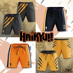 여름 휴가 남자 만화 애니메이션 Haikuu 인쇄 Drawstring 허리 보드 반바지 패션 3D 인쇄 통기성 어린이 거리 반바지