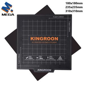 킹룬 플렉시블 마그네틱 히트베드 180x180/235x235mm 3D 프린터 핫베드 시트 A+B 소프트 마그넷 빌드 플레이트 (KP3S KP5L 엔더 3 호환)