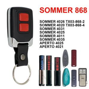 SOMMER 4020 4026 TX03 868-4 868MHz 롤링 코드 2 버튼 핸드 송신기 용 차고 문 원격 제어 최고 품질의 새로운