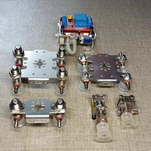 새로운 대형 매니퓰레이터 릴레이 제어 석션 컵 로봇 팔 진공 펌프 석션 컵 로봇 클로 그리퍼 (아두이노 로봇 DIY 키트용)