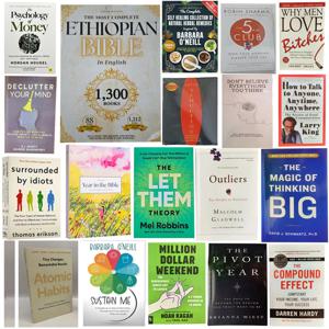 2025년 신간 영어 베스트셀러: 돈 심리학, Atomic Habits, Changing Thinking, 48 Laws of Power 등