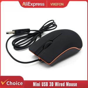 미니 USB 3D 유선 마우스 광학 1200 DPI 게이밍 마우스 노트북 PC 데스크탑 컴퓨터 맥북 울트라 씬용