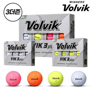 [3더즌 세트] 볼빅 빅3 플러스 (VIK3 PLUS) 3피스 프리미엄 골프공