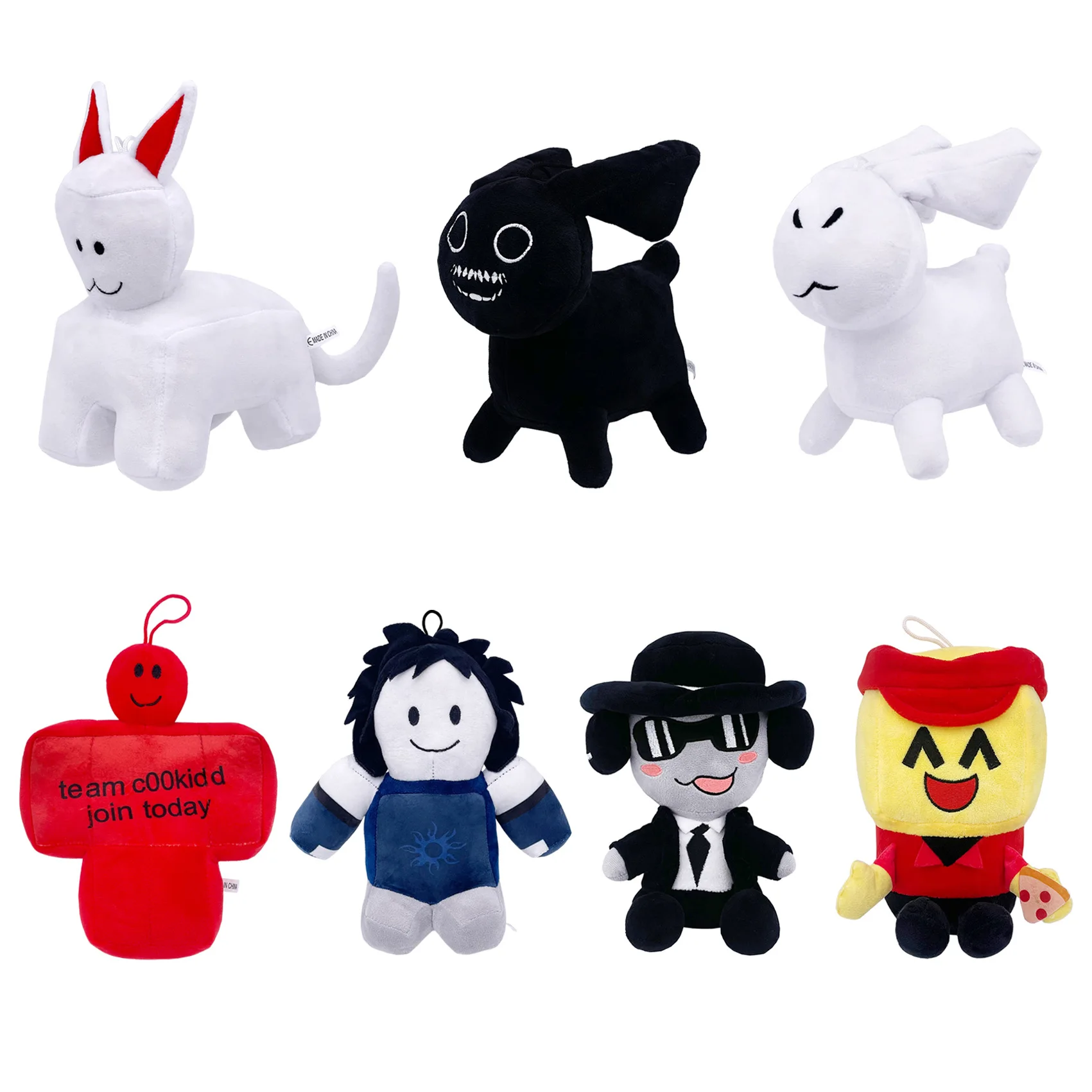7 스타일 Forsaken Chance 플러시 장난감 Chance Forsaken 플러시 Chance Plush Forsaken Plushie 룸 장식 부드러운 장난감 생일 선물