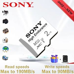 SONY 마이크로 SD 카드 128GB 32GB 64GB 256GB 512GB 1TB - 비디오 플래시 메모리 A1 C10 U1 SD/TF 마이크로SD 휴대폰용 150M 읽기 속도