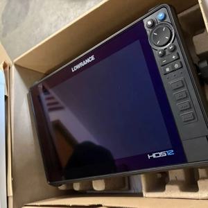신제품 로렌스 HDS-12 라이브 어군탐지기 액티브 이미징 3-in-1 트랜섬 마운트 트랜스듀서 C-MAP 프로 차트 포함