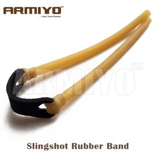 Armiyo 6mm * 9mm 강력한 Slingshot 투석기 사냥 페인트 볼 액세서리에 대 한 탄성 번지 투석기 고무 밴드