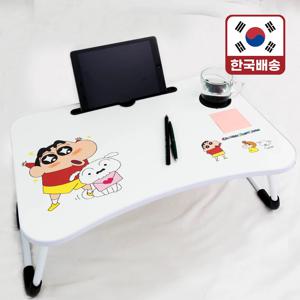 (LETO) 짱구 접이식 베드테이블 미니탁자 CBT-F01 침대용테이블