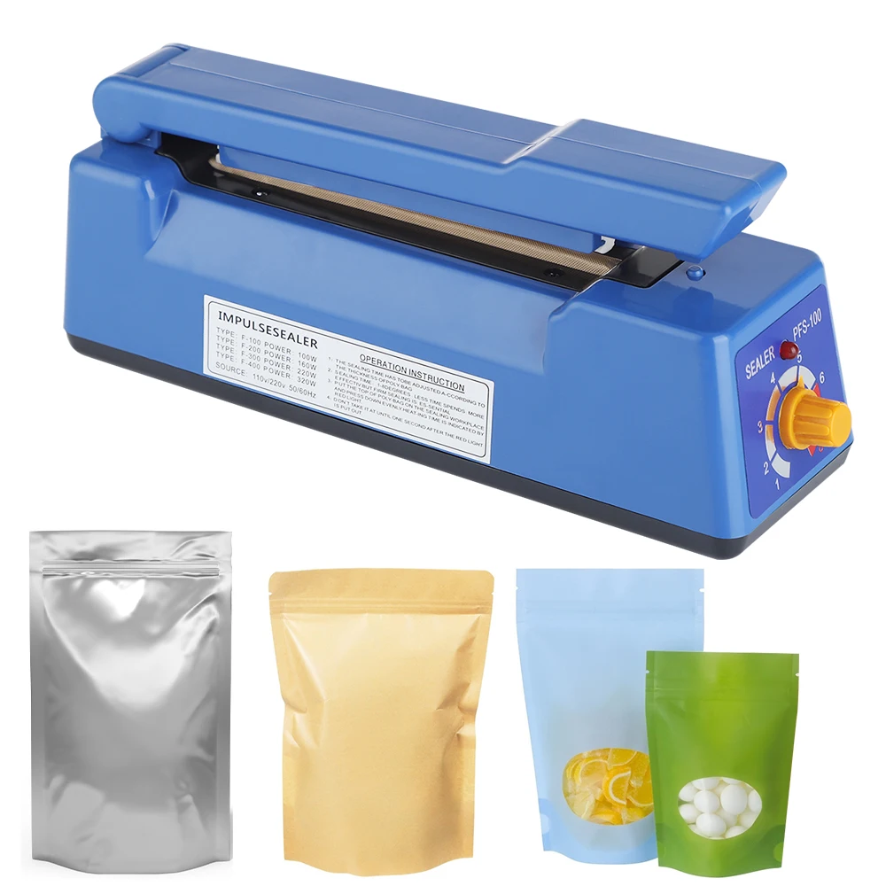 씰링 기계 전기 히트 실러 핸드 프레스 진공 식품 비닐 봉투 Bobo Ballons Impulse Fast Heat Sealer 포장 기계