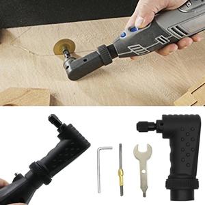 Dremel 공구용 직각 변환기 부착물, 내구성 연마기 어댑터 키트, 연삭 액세서리, 수공구, 90 도 회전