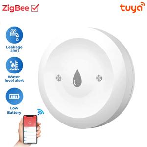 스마트 지그비 워터 센서 홍수 누수 감지기 스마트 홈 앱 원격 모니터링 지원 홈 어시스턴트 Zigbee2mqtt