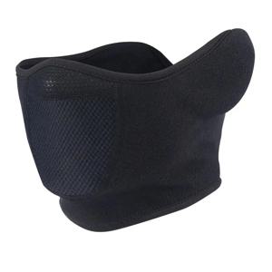 HEROBIKER 오토바이 사이클링 마스크 방풍 귀 오토바이 자전거 마스크 오토바이 따뜻한 반 얼굴 마스크 Black Balaclava
