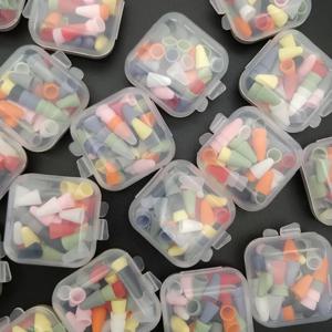 Apple Pencil 2nd 1 세대 펜촉 케이스 용 50 개/대 팁 커버 캔디 컬러 스타일러스 펜 포인트 슬리브 실리콘 보호 커버