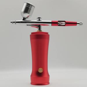 공기 압축기 에어 브러시 페인팅 에어 브러시 전기 에어 브러시 에어 펌프 페인팅에 적합 아트 뷰티 메이크업 네일 문신 바디 페인팅 세라믹 스프레이 페인팅 케이크 만들기 가구 가죽 제품 수리 모델 색칠