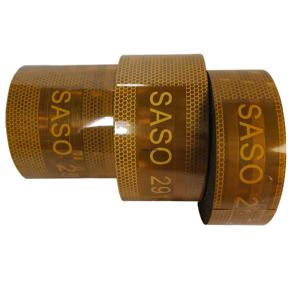 SASO 2913 화이트 레드 옐로우 반사 테이프 스티커, 방수 반사판, 중동용 강력한 접착 필름, 5cm, 7.5cm, 10cm * 5M