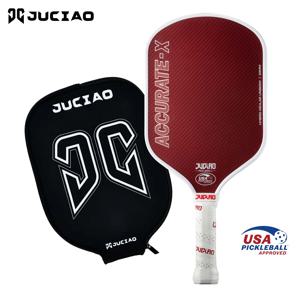 JUCIAO USAPA 승인 케블라 하이브리드 모양 열성형 폼 주입 피클볼 패들 16MM(파워 및 스핀 포함)