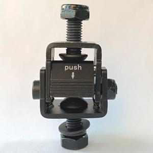 트러스 스테이지 클램프 접이식 부품 푸시 패스트 잠금 사이드 폴드 지하실 DJ 조명 클램프 후크 베이스 액세서리 무대 DIY 설비