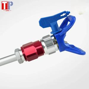Tpaitlss 에어리스 스프레이 어댑터 조인트 차단 밸브 익스텐션, 고압 에어리스 페인트 분무기 건용 스피팅 방지 밸브