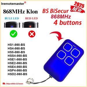BS BiSecur 868MHz 블랙 리모컨, HSE4 HSE2 HSE5 HSE1 HS1 HS4 HS5 HSP4 HSD2 868 BS BiSecur 차고 문 리모컨과 호환 가능