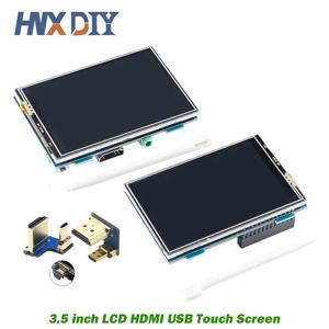 Raspberri 4 LCD HDMI USB 3.5 인치 터치 스크린 Real HD 1920x1080 LCD 디스플레이 Py Raspberri 3 모델 B MPI3508