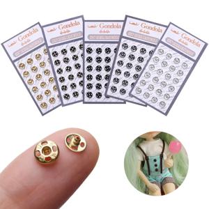 10/24pcs 5mm 공예 보이지 않는 스냅 미니 버튼 의류 바느질 버클 금속 버클 DIY 인형 옷