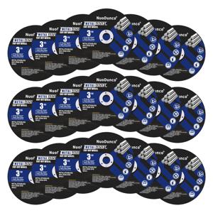 앵글 그라인더용 76mm 금속 절단 디스크, 9.5mm 보어 컷오프 휠, 스테인리스 스틸 샌딩 연삭 톱날 (금속용)