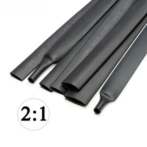 5 메터/몫 열 수축 튜브 1mm 1.5mm 2mm 3mm 4mm 5mm 6mm 8mm 10mm 12mm 14mm 16mm 18mm 20mm 검정색 절연 슬리브