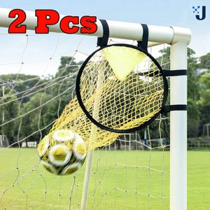 1/2pcs 축구 타겟 네트 접이식 축구 훈련 네트 축구 훈련 연습을위한 축구 목표를 부착하고 분리하기 쉽습니다.