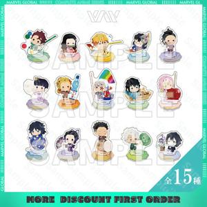 7cm/2.76in 블레이드 가족 편의점의 유령 멸종 여름 Ver Q 버전 아크릴 스탠드 사인 완벽한 공예 팬 선물