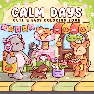 진정한 날 스트레스 릴리프 색칠하기 책 귀여운 동물 그리기 책 파티와 생일 크리스마스를위한 완벽한 선물