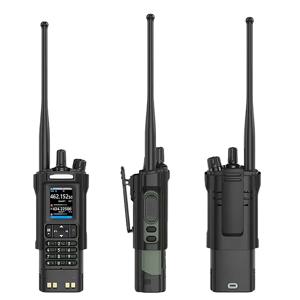 DM-32 오리지널 양방향 무전기 UV-32 워키토키 벨트 홀스터 케이스 포함