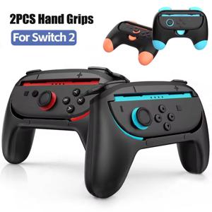 NS 스위치 2 게임 패드 용 2PCS 조이스틱 컨트롤러 그립 NS 스위치 2 액세서리 용 왼쪽 오른쪽 컨트롤러 조이스틱 핸드 홀더