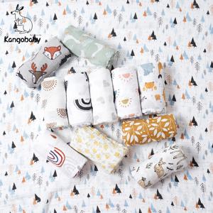 칸고베이비 # 나의 부드러운 삶 #   패션 모슬린 Swaddle 아기 수신 담요 사각형 Babyroom 장식 100% 면 유아 이불