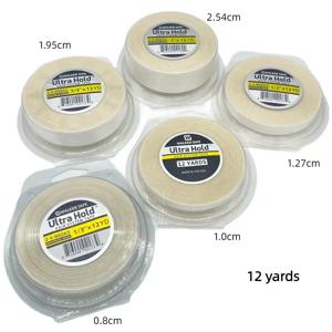 모두 상자 포함 0.8/1.0/1.27cm 너비 12 야드 흰색 울트라 홀드 테이프 양면 테이프 레이스 프론트 테이프 헤어 테이프 가발 테이프