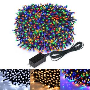 10M-100M Led 빛 문자열 거리 화환 요정 빛 110V 220V 방수 야외 정원 파티 웨딩 크리스마스 장식 램프