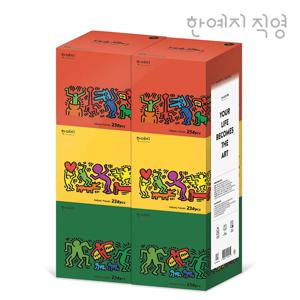 한예지 키스해링 페스타[FESTA] 천연펄프 미용티슈 230매 6입 1팩