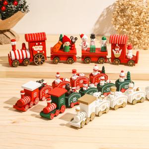 크리스마스 기차 메리 크리스마스 장식 홈 2024 Cristmas 장식 크리스마스 Navidad 노엘 선물 새해 복 많이 받으세요 2025 장식