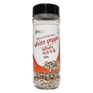 이슬나라 백후추 홀(알백후추) 80g