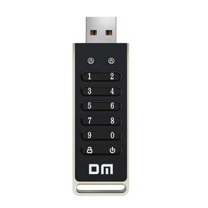 DM FD063 256비트 암호화 USB 드라이브 비밀번호 보안 플래시 드라이브 USB3.2 U 디스크 지원 재설정/지우기/자동 잠금 기능