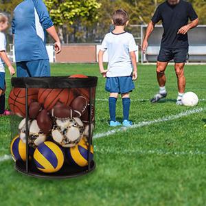 농구 네트 보관 주최자 야구용 세탁 바구니 볼 홀더,