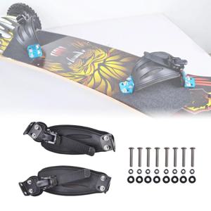 스케이트 보드 발 스트랩 마운틴 스케이트 보드 발 홀더 야외 스포츠를위한 긴 보드 스탠딩 바인딩을 들고 소형 부품