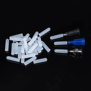 0.4-1.2 바늘 Gule 디스펜스 주사기 바늘 씰에 적용 가능한 15Pcs 특수 실리콘 플러그 헤드 접착제가 응고되는 것을 방지