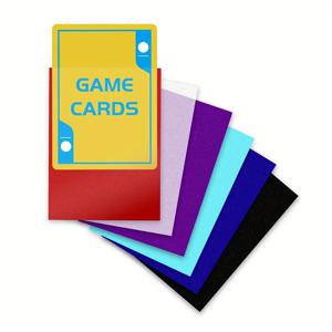 100개 TCG용 카드 슬리브, 표준 크기 트레이딩 카드용 무광택 카드 슬리브, 매직 유희왕 및 CCG 카드와 호환 가능 6691