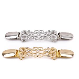 목도리 클립 골드 실버 가을 겨울 의류 액세서리 크리 에이 티브 새로운 합금 다이아몬드 Embellishments 스웨터 Duckbill 버튼