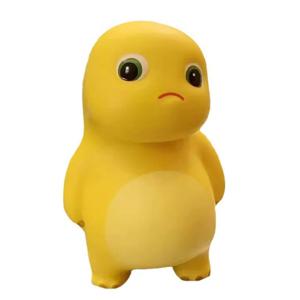 공룡 그림 작은 우유 드래곤 감압 장난감 짜기 장난감 만화 인형 우유 드래곤 짜기 장난감 부드러운 인형 노란색