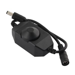 LED 조광기 스위치 밝기 조정 컨트롤러 단색 LED 조광기 스트립 조명 DC 12V 24V LED 조광기 검정 흰색