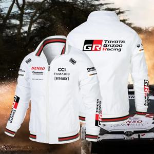 2025 Toyota GAZOO RACING 월드 랠리 팀 챔피언 자켓 남성용 오버 사이즈 공식 유니폼 익스트림 레이싱 스포츠 탑 오토바이