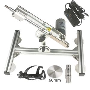 스탠드가있는 텔레스코픽 선형 액추에이터 키트 60mm 스트로크 DIY 프로젝트 용 대형 스러스트 DC 12V 모터 왕복 모션