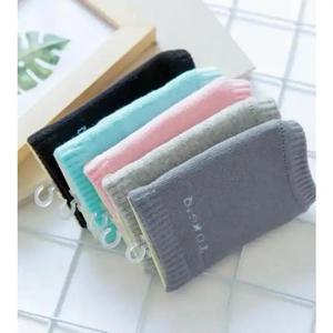 유아용 무릎 보호대, 부드럽고 두꺼운 테리 소재, 미끄럼 방지, 안전 크롤링 아기 다리 보온 패드